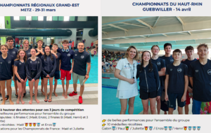 CHAMPIONNATS REGIONAUX ET DEPARTEMENTAUX