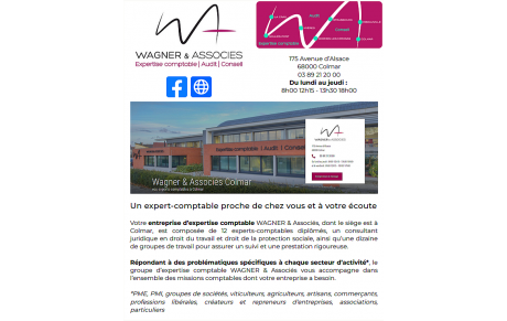 IL NOUS RENOUVELLE SON SOUTIEN : WAGNER ET ASSOCIES