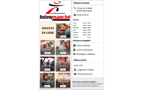 BIENVENUE A NOTRE NOUVEAU SPONSOR : INTERMARCHE KAYSERSBERG